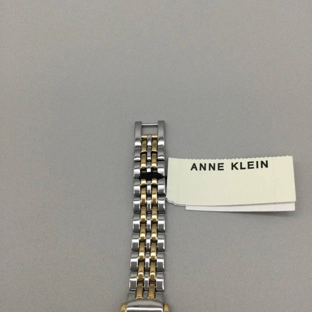 Anne Klein Womens Watch 30mm Two Tone Roman Dial Stainless Bracelet Box Papers